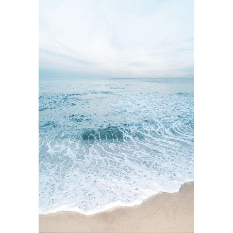 Tranquil Ocean I White Modern Wood Framed Art Print by Carpentieri, Natalie