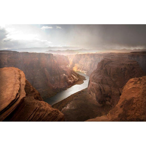 Glen Canyon Black Modern Wood Framed Art Print by Davidson, Janell