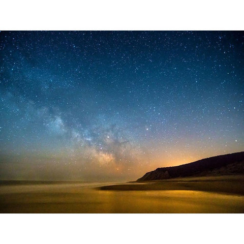 Milky Way Gold Ornate Wood Framed Art Print with Double Matting by Foulke, Doug