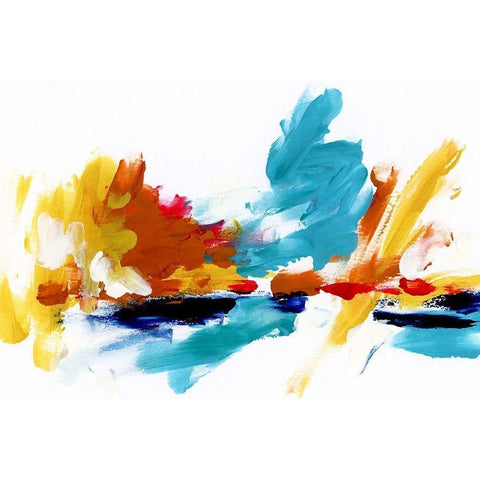 Captive Color II Black Modern Wood Framed Art Print by Craven, Katrina