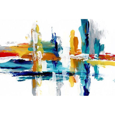 Captive Color III Black Modern Wood Framed Art Print with Double Matting by Craven, Katrina