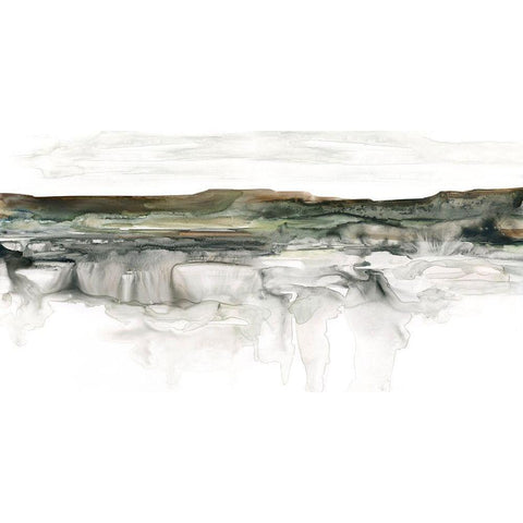 River Flow Black Modern Wood Framed Art Print by Robinson, Carol