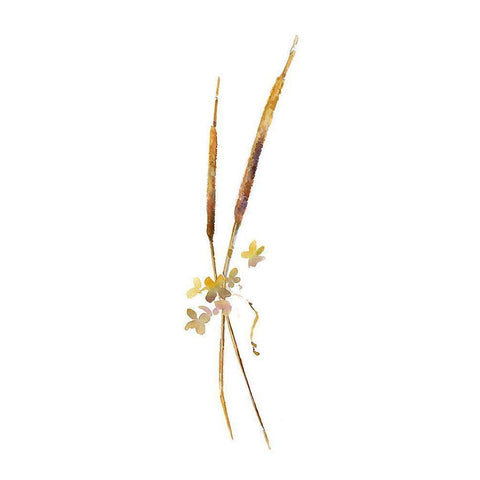 Fall Sketchbook III Gold Ornate Wood Framed Art Print with Double Matting by Troise Heidel, Theresa