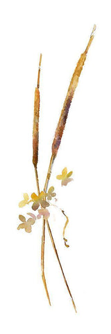 Fall Sketchbook III White Modern Wood Framed Art Print with Double Matting by Troise Heidel, Theresa