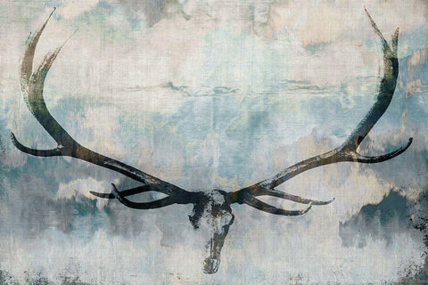 Wyoming I Black Ornate Wood Framed Art Print with Double Matting by Butler, John