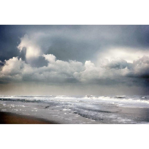 Dramatic Coast Black Modern Wood Framed Art Print by Van de Goor, Lars