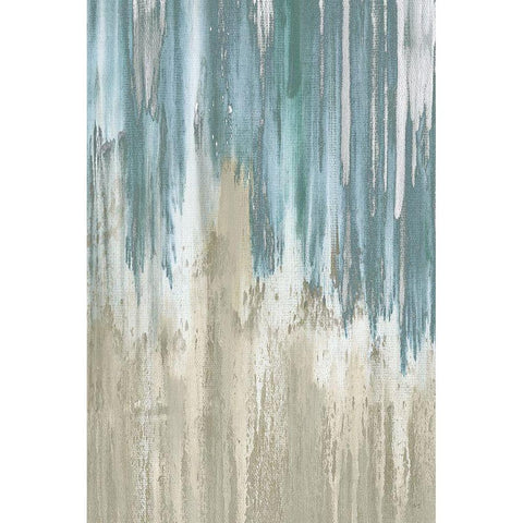 Like a Waterfall I White Modern Wood Framed Art Print by Jill, Susan