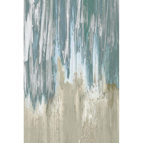 Like a Waterfall II White Modern Wood Framed Art Print by Jill, Susan