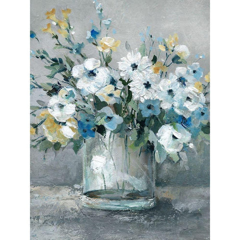 Sweetest Blossoms Black Modern Wood Framed Art Print by Robinson, Carol