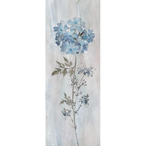 Blue Meadow Dreamin I Black Modern Wood Framed Art Print by Knutsen, Conrad