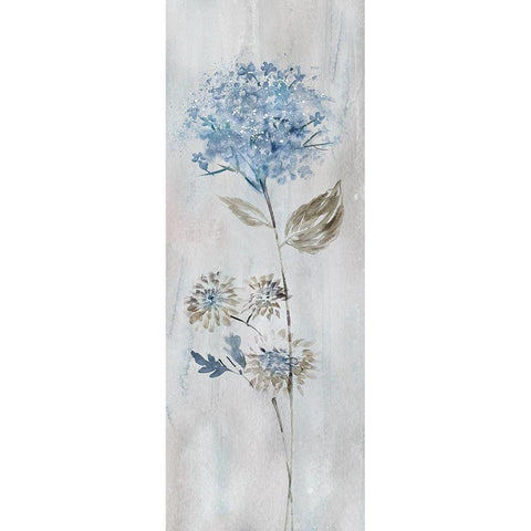 Blue Meadow Dreamin II Black Modern Wood Framed Art Print with Double Matting by Knutsen, Conrad