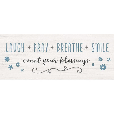 Count Your Blessings Gold Ornate Wood Framed Art Print with Double Matting by Carpentieri, Natalie