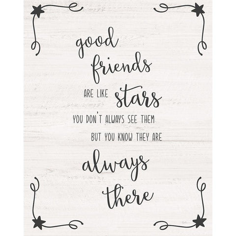 Always There Black Modern Wood Framed Art Print by Carpentieri, Natalie