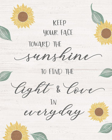 Toward The Sun White Modern Wood Framed Art Print with Double Matting by Carpentieri, Natalie