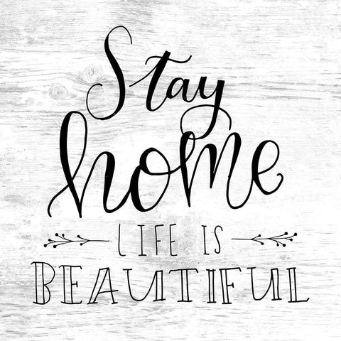 Life if Beautiful Gold Ornate Wood Framed Art Print with Double Matting by Murray, Amanda