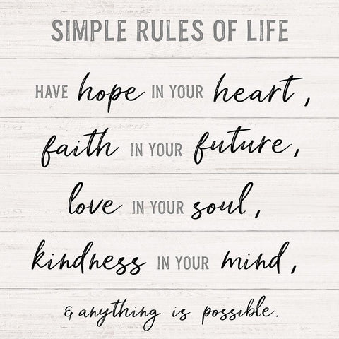 Anything is Possible White Modern Wood Framed Art Print by Carpentieri, Natalie