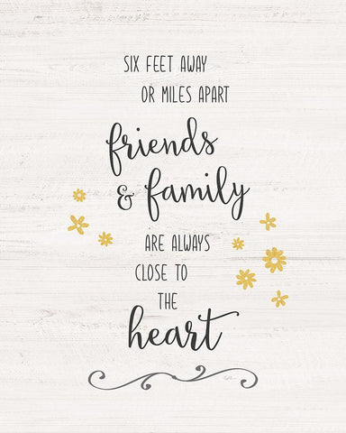 Close to the Heart White Modern Wood Framed Art Print with Double Matting by Carpentieri, Natalie