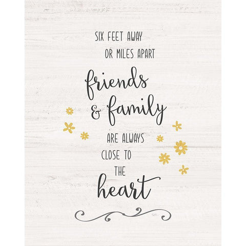 Close to the Heart Black Modern Wood Framed Art Print with Double Matting by Carpentieri, Natalie