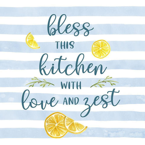 Love and Zest White Modern Wood Framed Art Print by Robinson, Carol