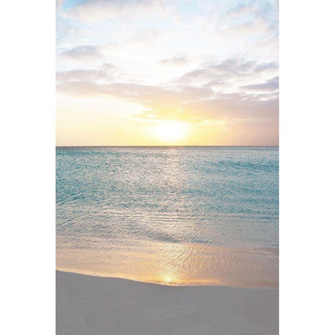 Soft Reflections White Modern Wood Framed Art Print by Carpentieri, Natalie