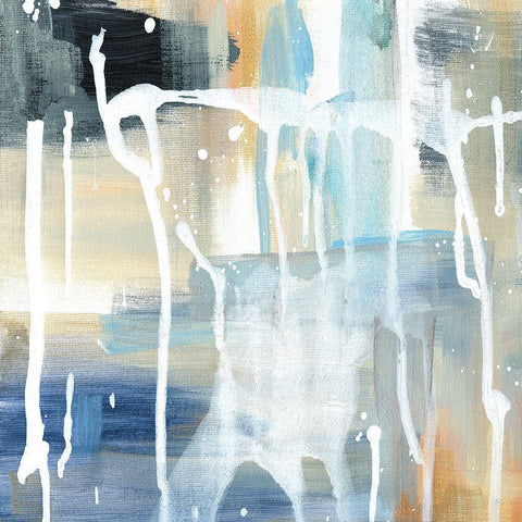 Weather I White Modern Wood Framed Art Print by Jill, Susan