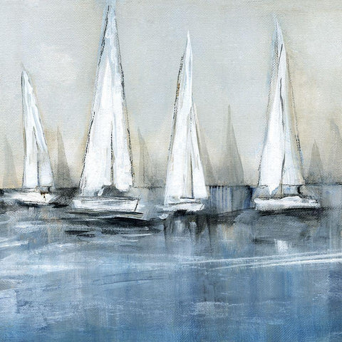 Waiting for the Sun - Detail II Black Modern Wood Framed Art Print with Double Matting by Jill, Susan