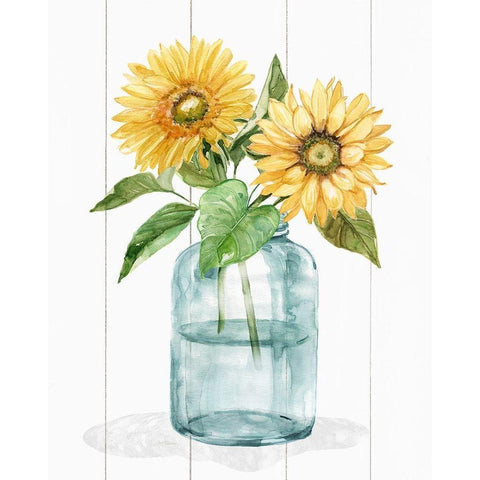 Sunny Day I Black Modern Wood Framed Art Print by Robinson, Carol