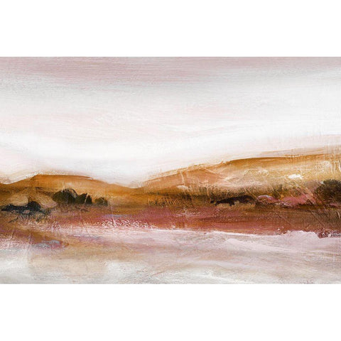 Twilight Shadows White Modern Wood Framed Art Print by Robinson, Carol