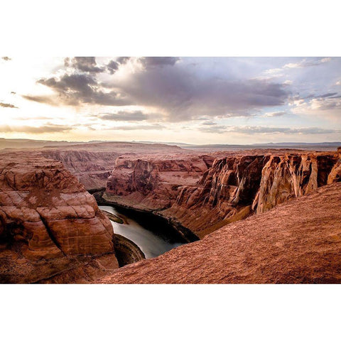 Mighty Colorado at Sunset Black Modern Wood Framed Art Print by Delimont, Danita
