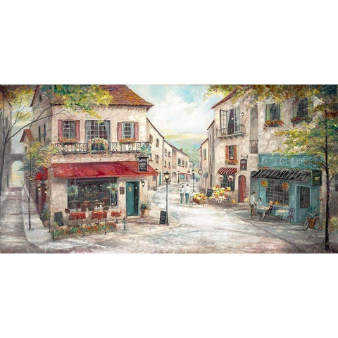 Happy Hour White Modern Wood Framed Art Print by Manning, Ruane