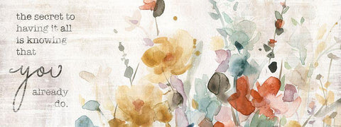 Full Bloom Verse White Modern Wood Framed Art Print with Double Matting by Robinson, Carol