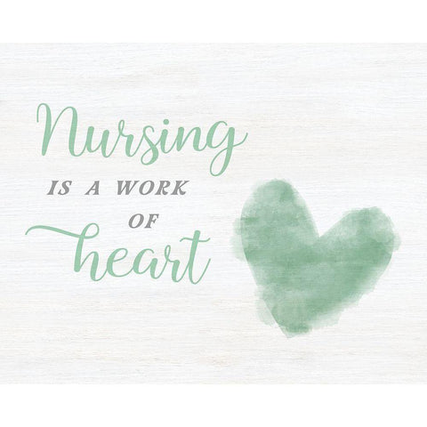 Work of Heart Black Modern Wood Framed Art Print with Double Matting by CAD Designs