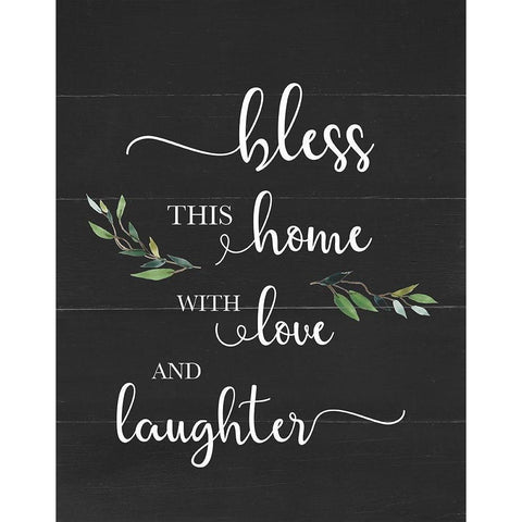 Love and Laughter White Modern Wood Framed Art Print by Robinson, Carol