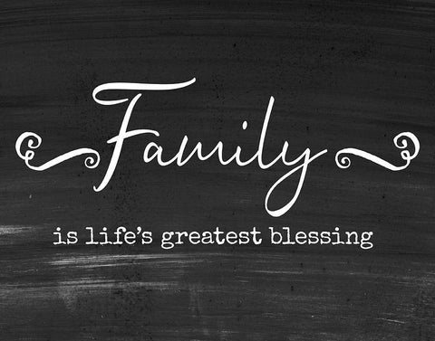 Greatest Blessing Black Ornate Wood Framed Art Print with Double Matting by Murray, Amanda