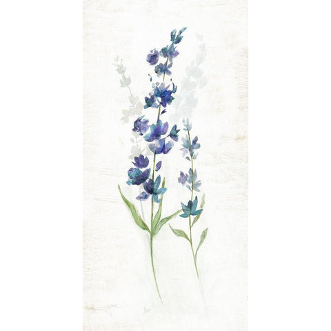 Fresh Cut Lavender I White Modern Wood Framed Art Print by Nan