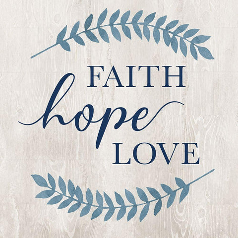 Cobalt Faith Black Modern Wood Framed Art Print by Knutsen, Conrad