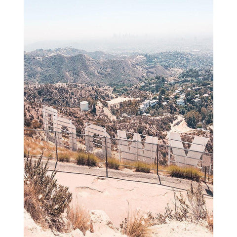 Hollywood I Black Modern Wood Framed Art Print with Double Matting by Carpentieri, Natalie