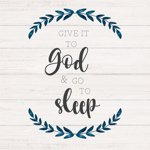 Go to Sleep Black Modern Wood Framed Art Print by Carpentieri, Natalie