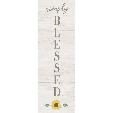 Simply Sunflower Gold Ornate Wood Framed Art Print with Double Matting by Carpentieri, Natalie