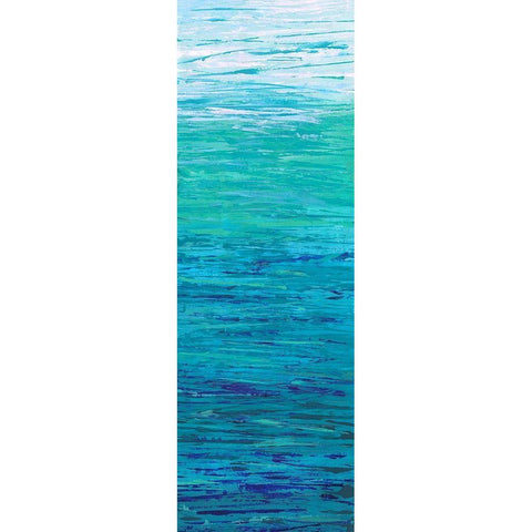 Changing Tides II Black Modern Wood Framed Art Print with Double Matting by Pattinian, Merri