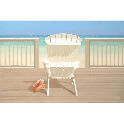 Front Row Seat Black Modern Wood Framed Art Print by Seslar, Lin