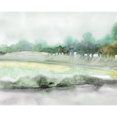 Season of Summer White Modern Wood Framed Art Print by Robinson, Carol