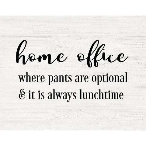 Pants Optional Black Modern Wood Framed Art Print by CAD Designs