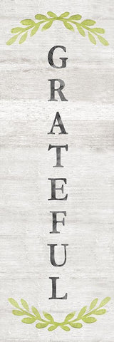 Grateful White Modern Wood Framed Art Print with Double Matting by Carpentieri, Natalie