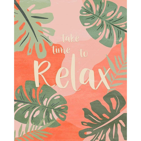 Take Time White Modern Wood Framed Art Print by Carpentieri, Natalie