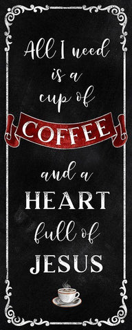 All I Need White Modern Wood Framed Art Print with Double Matting by Knutsen, Conrad