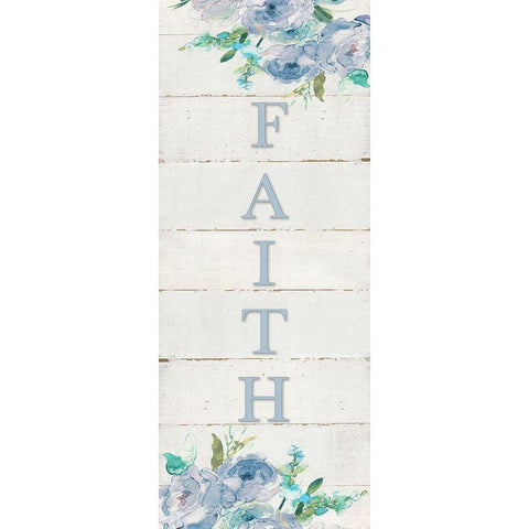 Faith Black Modern Wood Framed Art Print by Robinson, Carol