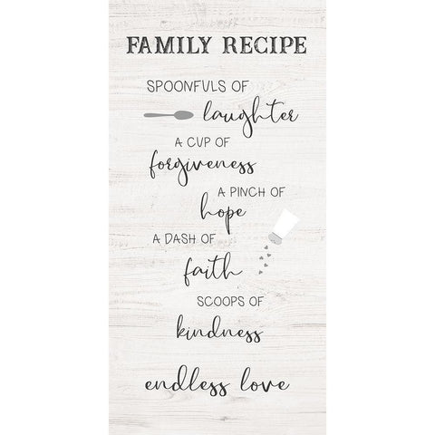 Family Kitchen Black Modern Wood Framed Art Print by CAD Designs