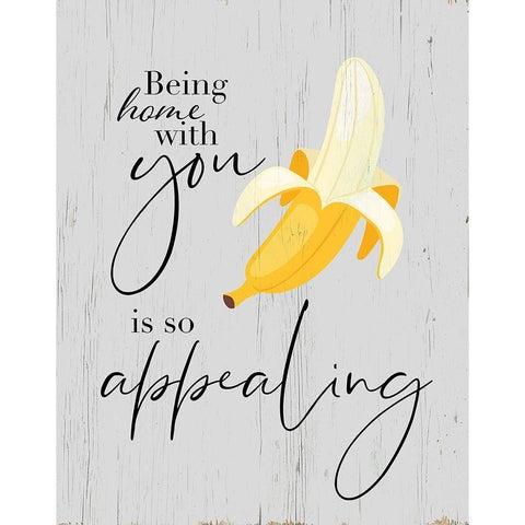 So Appealing Black Modern Wood Framed Art Print by Santiago, Daniela