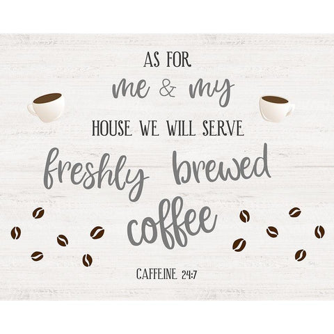 Freshly Brewed Coffee Gold Ornate Wood Framed Art Print with Double Matting by Carpentieri, Natalie